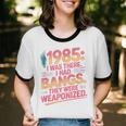 Hilarious 1985 Big Hair Bangs Joke For Gen X Nostalgia Unisex Cotton Ringer T-Shirt Hilarious 1985 Big Hair Bangs Joke For Gen X Nostalgia Unisex Cotton Ringer T-Shirt