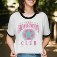 The Homebody Club Antisocial Retro Introvert Unisex Cotton Ringer T-Shirt