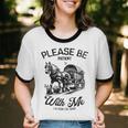 Horse Please Be Patient With Me I'm From The 1900s Premium Unisex Cotton Ringer T-Shirt Horse Please Be Patient With Me I'm From The 1900s Premium Unisex Cotton Ringer T-Shirt