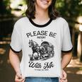Horse Please Be Patient With Me I'm From The 1900s Unisex Cotton Ringer T-Shirt