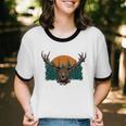 Hunting Is My Escape Introvert Hunter Antisocial Unisex Cotton Ringer T-Shirt