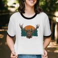 Hunting For My Sanity Introvert Hunter Antisocial Unisex Cotton Ringer T-Shirt