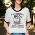 I'm From The 1900s And Yes It's Definitely Past By Bedtime Unisex Cotton Ringer T-Shirt I'm From The 1900s And Yes It's Definitely Past By Bedtime Unisex Cotton Ringer T-Shirt
