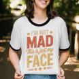 I'm Not Mad This Is Just My Face Introvert Unisex Cotton Ringer T-Shirt I'm Not Mad This Is Just My Face Introvert Unisex Cotton Ringer T-Shirt