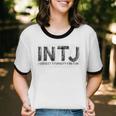 INTJ Personality Type Introvert INTJ Unisex Cotton Ringer T-Shirt