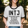 INTJ Rules Architect Personality Type Introvert Unisex Cotton Ringer T-Shirt