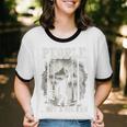 Introvert Bigfoot People Not A Big Fan Dad Joke Unisex Cotton Ringer T-Shirt
