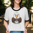 Introvert Eagle And Coffee Lovers Unisex Cotton Ringer T-Shirt Introvert Eagle And Coffee Lovers Unisex Cotton Ringer T-Shirt