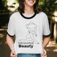 Introvert Health Aware Acceptance Beauty Art Unisex Cotton Ringer T-Shirt Introvert Health Aware Acceptance Beauty Art Unisex Cotton Ringer T-Shirt