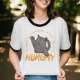 Introvert Overthinking Hungry Sarcastic Overthinker Unisex Cotton Ringer T-Shirt