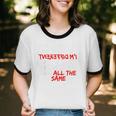 Introvert Quote With Backwards I'm Different Unisex Cotton Ringer T-Shirt