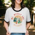 Introvert Relaxation Me Myself And Silence Summer Vacation Men Women Unisex Cotton Ringer T-Shirt