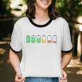 Introvert Tired Battery Unisex Cotton Ringer T-Shirt Introvert Tired Battery Unisex Cotton Ringer T-Shirt