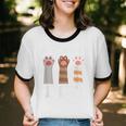 Introvert Unite Kitty Paws Raise Introverted Gathering Unisex Cotton Ringer T-Shirt Introvert Unite Kitty Paws Raise Introverted Gathering Unisex Cotton Ringer T-Shirt