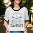 Im An Introvert Unless You Talk About Clarinets Unisex Cotton Ringer T-Shirt