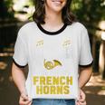Im Introvert Unless You Talk About French Horns Unisex Cotton Ringer T-Shirt