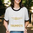 Im An Introvert Unless You Talk About Trumpets Unisex Cotton Ringer T-Shirt Im An Introvert Unless You Talk About Trumpets Unisex Cotton Ringer T-Shirt