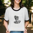 Introverted But Willing To Discuss Snacks Coffee Premium Unisex Cotton Ringer T-Shirt