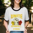 Introverts Unite Introvert Antisocial Anti Social Unisex Cotton Ringer T-Shirt