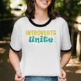 Introverts Unite I Introvert Unisex Cotton Ringer T-Shirt Introverts Unite I Introvert Unisex Cotton Ringer T-Shirt