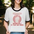 Introverts Unite Introverting Introverts At Home Unisex Cotton Ringer T-Shirt