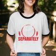 Introverts Unite Separately In Your Own Homes Saying Unisex Cotton Ringer T-Shirt Introverts Unite Separately In Your Own Homes Saying Unisex Cotton Ringer T-Shirt