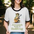 Jeremiah Was A Bullfrog A Classic Rock Nostalgia Trip Premium Tri-Blend Unisex Cotton Ringer T-Shirt Jeremiah Was A Bullfrog A Classic Rock Nostalgia Trip Premium Tri-Blend Unisex Cotton Ringer T-Shirt