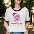 Jingle All The Way Away From Me This Christmas For Introvert Unisex Cotton Ringer T-Shirt