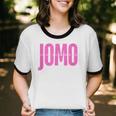 JOMO Joy Of Missing Out For The Introvert Unisex Cotton Ringer T-Shirt JOMO Joy Of Missing Out For The Introvert Unisex Cotton Ringer T-Shirt