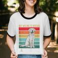 Labrador Retriever Introvert White Lab Unisex Cotton Ringer T-Shirt Labrador Retriever Introvert White Lab Unisex Cotton Ringer T-Shirt