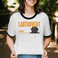Labrador Retriever Labtrovert Definition Introvert Labrador Unisex Cotton Ringer T-Shirt Labrador Retriever Labtrovert Definition Introvert Labrador Unisex Cotton Ringer T-Shirt