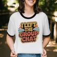I Left The Group Chat Introvert Peace Tired Talk Alone Unisex Cotton Ringer T-Shirt I Left The Group Chat Introvert Peace Tired Talk Alone Unisex Cotton Ringer T-Shirt