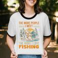I Love Fishing Bigfoot Fisherman Introvert Sarcastic Unisex Cotton Ringer T-Shirt I Love Fishing Bigfoot Fisherman Introvert Sarcastic Unisex Cotton Ringer T-Shirt