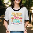 Made In 1990 Limited Edition 90s Nostalgia 34th Birthday Unisex Cotton Ringer T-Shirt Made In 1990 Limited Edition 90s Nostalgia 34th Birthday Unisex Cotton Ringer T-Shirt