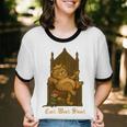 Medieval Cat Sarcastic Queen Lazy King Introvert Kitty Unisex Cotton Ringer T-Shirt