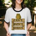 Medieval Frog Meme Sarcastic Introvert Humor Fantasy Unisex Cotton Ringer T-Shirt