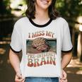 I Miss My Pre-Internet Brain Digital Nostalgia Retro Unisex Cotton Ringer T-Shirt