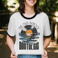 Music Old School Nostalgia Record Premium Tri-Blend Unisex Cotton Ringer T-Shirt