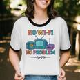 No Wi-Fi No Problem – Retro Dial Up Tech Nostalgia Unisex Cotton Ringer T-Shirt No Wi-Fi No Problem – Retro Dial Up Tech Nostalgia Unisex Cotton Ringer T-Shirt