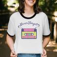 Nostalgia 1980s 80s 90s Costume Party Never Forget Unisex Cotton Ringer T-Shirt