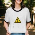 Not At All Friendly Do Not Approach Introvert Warning Unisex Cotton Ringer T-Shirt