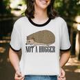 Not A Hugger Hedgehog Introvert Sarcasm Antisocial Unisex Cotton Ringer T-Shirt Not A Hugger Hedgehog Introvert Sarcasm Antisocial Unisex Cotton Ringer T-Shirt