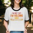 Im Not Shy Im Holding Back My Awesomeness Introvert Unisex Cotton Ringer T-Shirt Im Not Shy Im Holding Back My Awesomeness Introvert Unisex Cotton Ringer T-Shirt