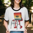 Old Vintage Cassette Tape 70s 80s 80s Outfit Nostalgia Unisex Cotton Ringer T-Shirt Old Vintage Cassette Tape 70s 80s 80s Outfit Nostalgia Unisex Cotton Ringer T-Shirt