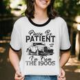 Be Patient With Me I'm From The 1900s Cool Vintage Car Lover Unisex Cotton Ringer T-Shirt