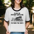 Please Patience I'm From The 1900s Vintage Western Unisex Cotton Ringer T-Shirt Please Patience I'm From The 1900s Vintage Western Unisex Cotton Ringer T-Shirt