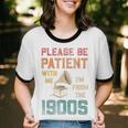 Please Be Patient With Me I'm From The 1900s Cool Gramophone Unisex Cotton Ringer T-Shirt Please Be Patient With Me I'm From The 1900s Cool Gramophone Unisex Cotton Ringer T-Shirt