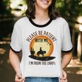 Please Be Patient With Me I'm From The 1900s Cowboy Unisex Cotton Ringer T-Shirt