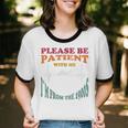 Please Be Patient With Me I'm From The 1900s Heart Beat Unisex Cotton Ringer T-Shirt Please Be Patient With Me I'm From The 1900s Heart Beat Unisex Cotton Ringer T-Shirt
