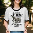 Please Patient I'm From The 1900s Quote Vintage Horse Unisex Cotton Ringer T-Shirt